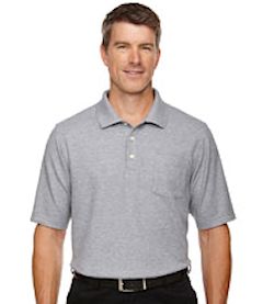 moisture wicking polo shirts with pocket