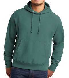 GDS101 Champion ® Reverse Weave ® Garment-Dyed Hooded Sweatshirt 