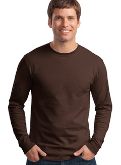 5586 Hanes Tagless® 6.1 oz. Long-Sleeve T-Shirt, embroidered with your logo
