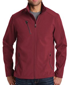 custom embroidered Port Authority® Welded Soft Shell Jacket. J324