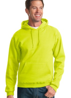 embroidered safety 996M Jerzees NuBlendT 8 oz., 50/50 Cotton/Poly Fleece Hoodie 