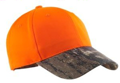custom embroidered Port Authority® - Safety Cap with Camo Brim. C804