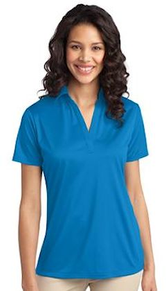 Custom embroidered Port Authority ® Ladies Silk Touch™ Performance Polo. L540